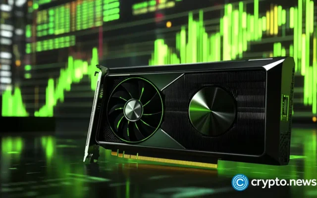Nvidia stock jumps 7% as earnings lift Bitcoin