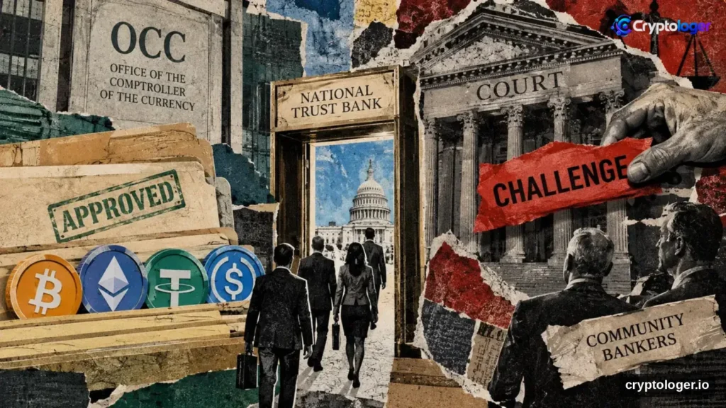 Bankers file lawsuit to block OCC trust-bank charter for crypto firms